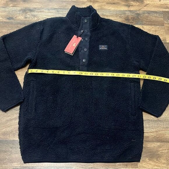 Southern Marsh 1/4 snap up navy Sherpa size small - Picture 3 of 4